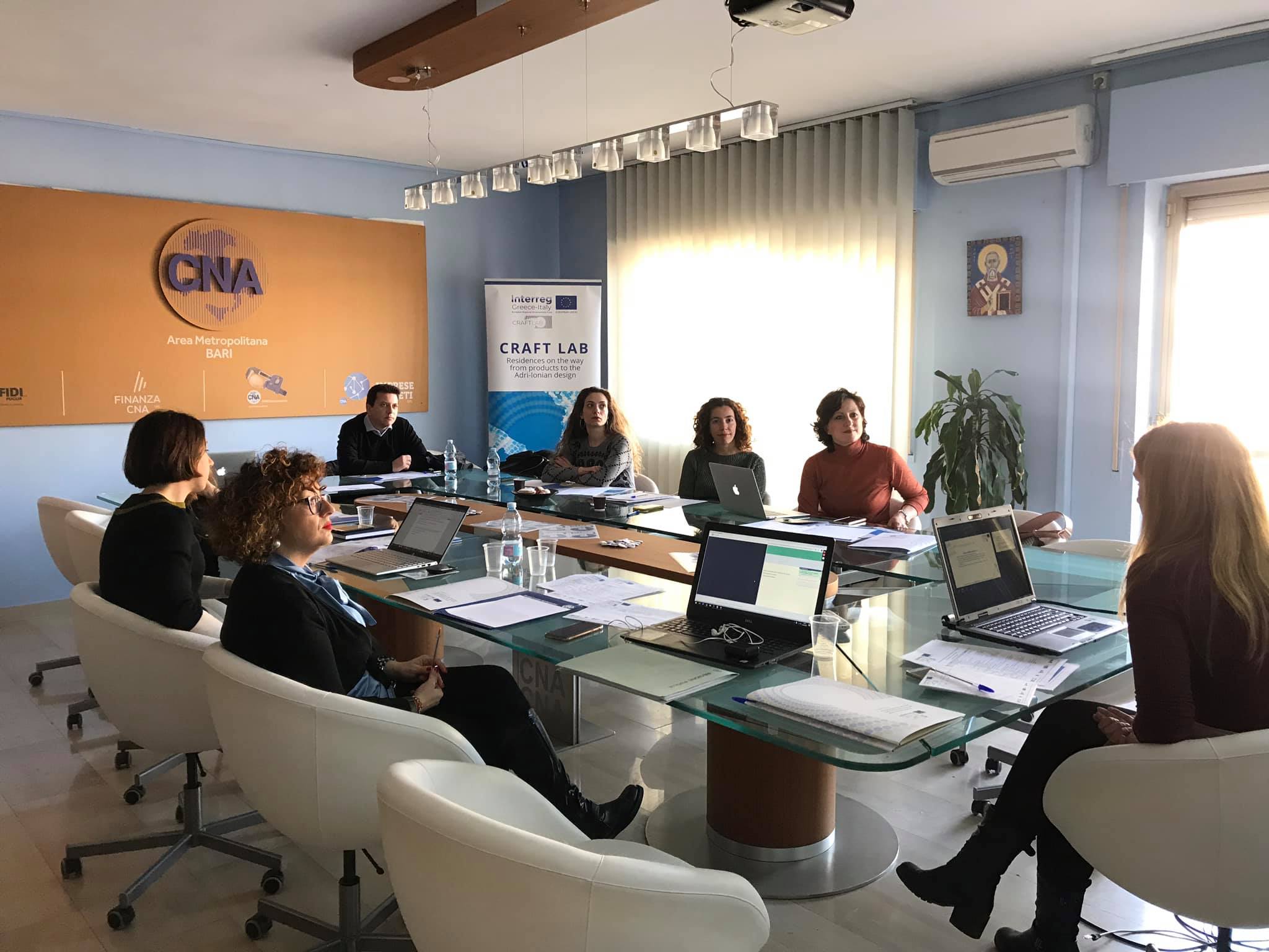 IV Craft Lab project meeting at CNA Bari